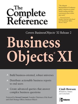 cover image of BusinessObjects XI (Release 2)
